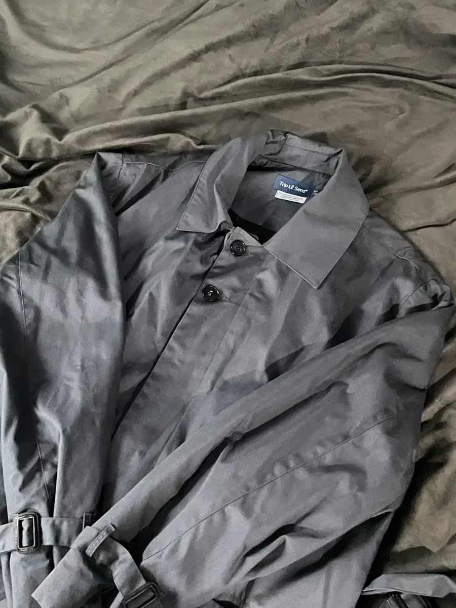 Trip Le Sens トリプレッセンス ロング ヒドゥン ボタン トレンチ コート L