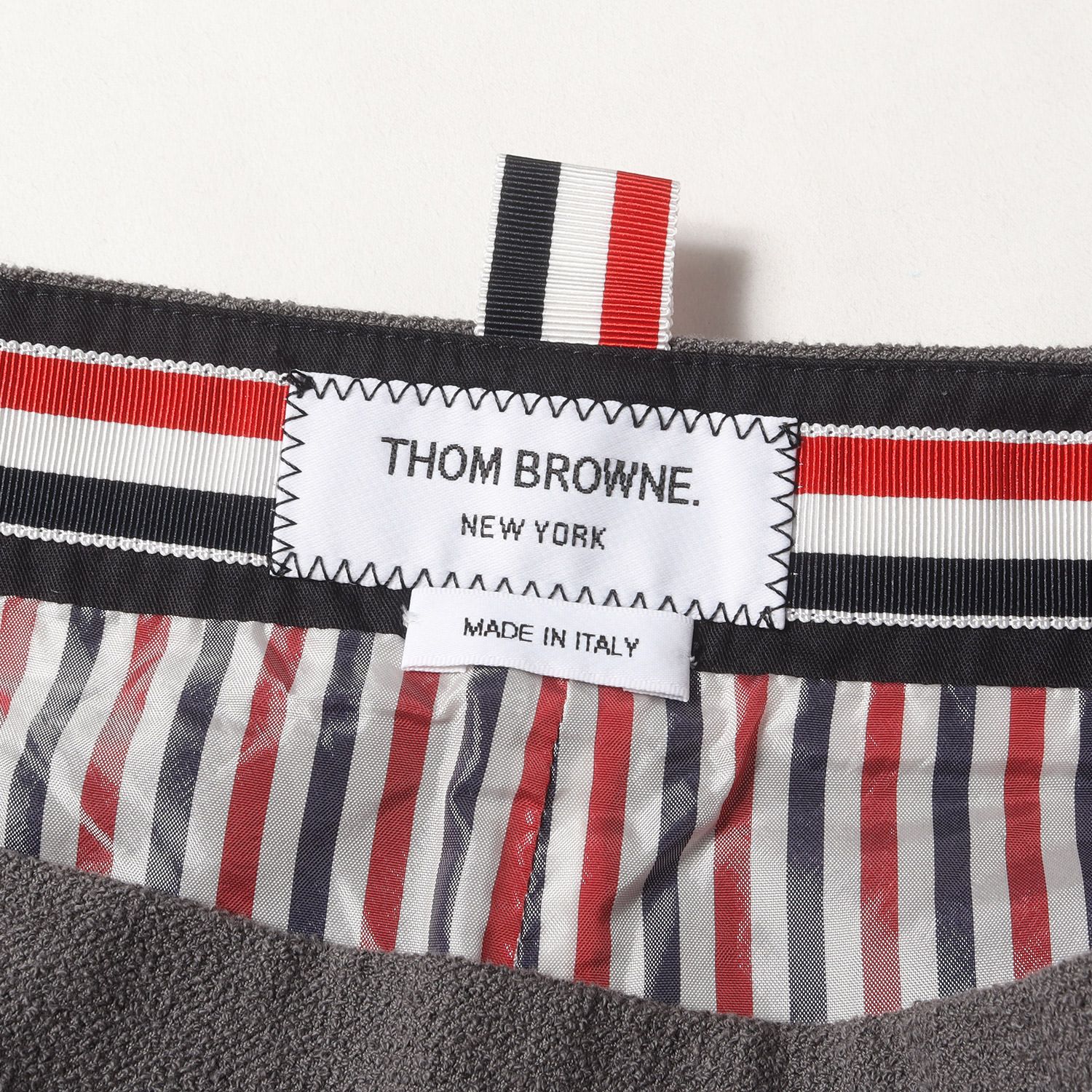 THOM BROWNE トムブラウン スカート グレー サイズ:38 | トリコロール 