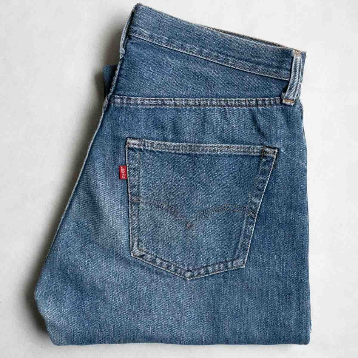 70s|66前期 LEVI S 501 デニムパンツ 34×34 赤耳 ボタン裏6 70年代 リーバイス 25050185