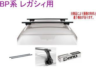 INNO キャリアセット スクエアベース スバル BP系 レガシィ(アウトバック/ダイレクトレール付)用【INTR/TR104/INB107BK】 -  メルカリ