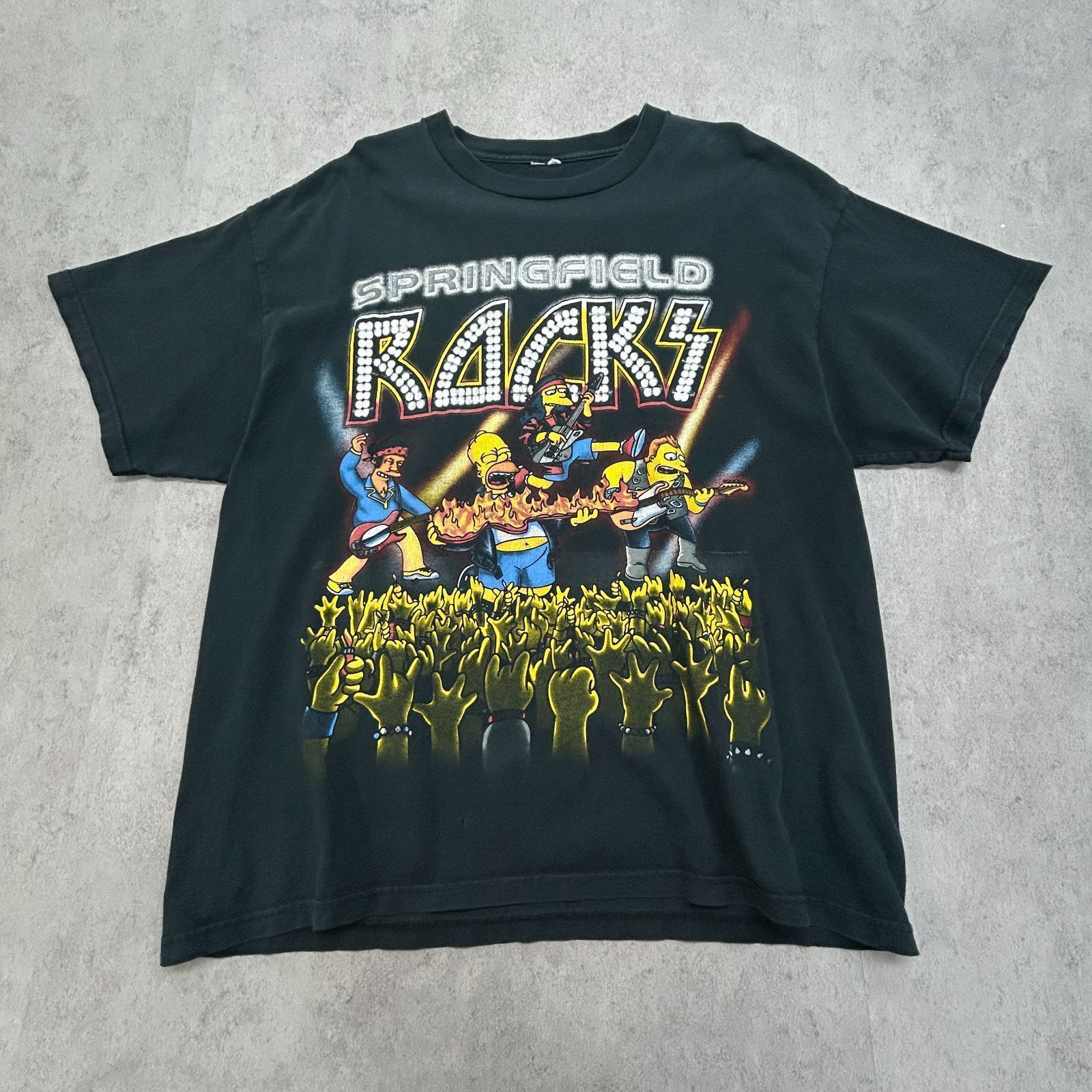 ゴッドセレクション×ウィンダンシー Tシャツ 半袖 バックプリント ブラック. 激レア シンプソンズ SPRING FIELD RACKS トップス 半袖Tシャツ