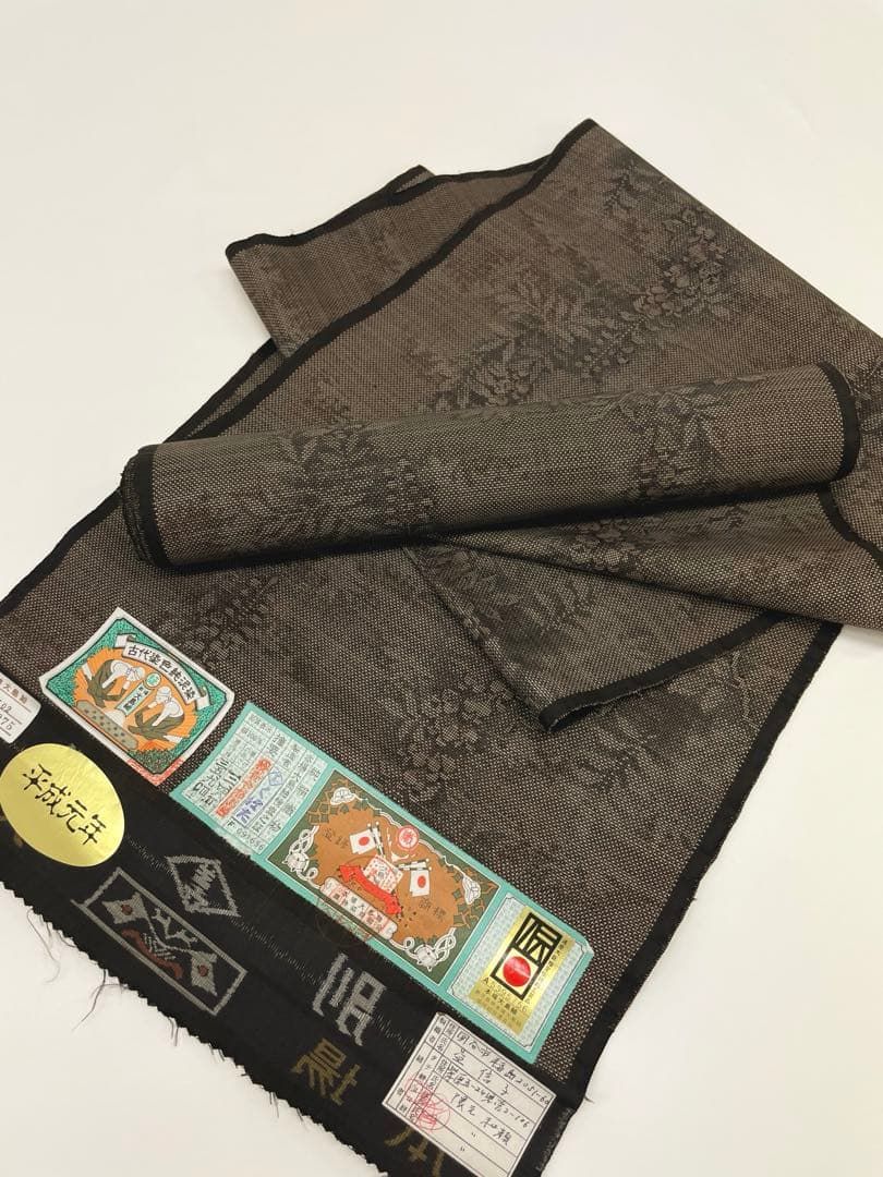 紬 米澤絲織 白根澤 山形紅花染 正絹 反物 2025年最新】白根沢の人気