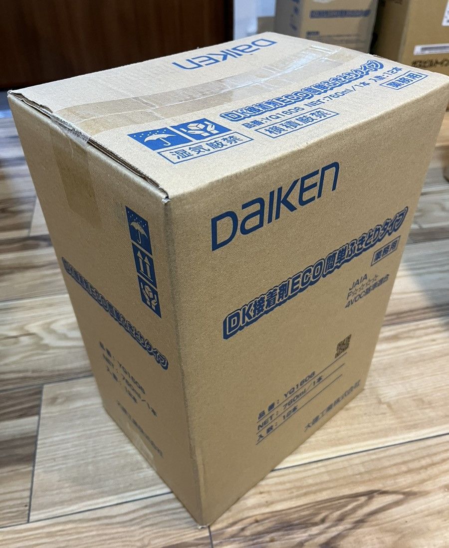 DAIKEN DK接着剤ECO簡単ふきとりタイプ 760ml 12本入り 業務用 YQ1606