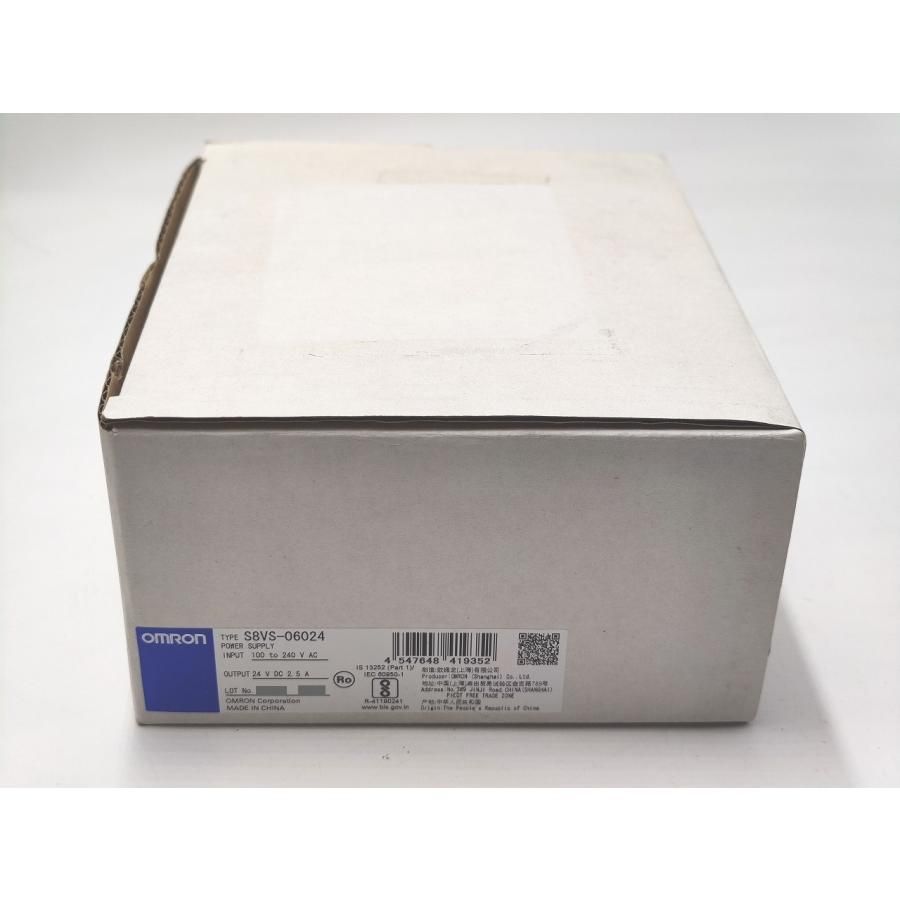 インボイス対応 箱よごれあり 未使用 オムロン S8VS-06024 100to240VAC 24VDC 2.5A  OMRON