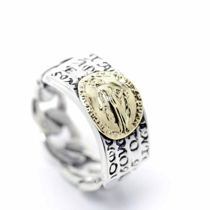 透かしフレームの不思議のメダイ ヴィンテージ SILVER 銀９２５ 透かしフレームの不思議のメダイ ヴィンテージ SILVER 銀925