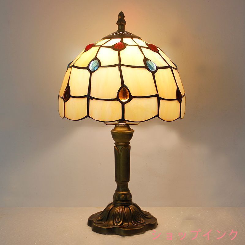 LEDテーブルランプ ステンドグラス 照明クラシック ヨーロッパ