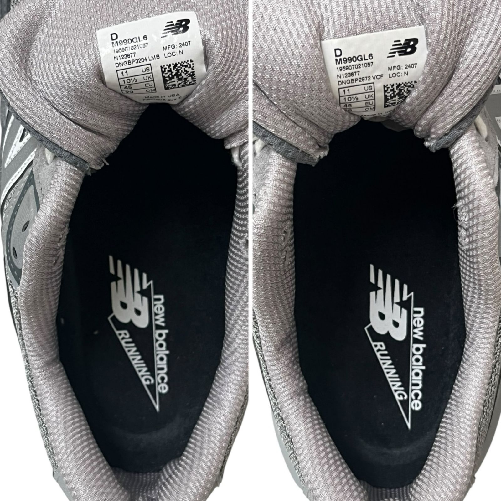 NEW BALANCE (ニューバランス) M990GL6 V6 スエード×メッシュ 