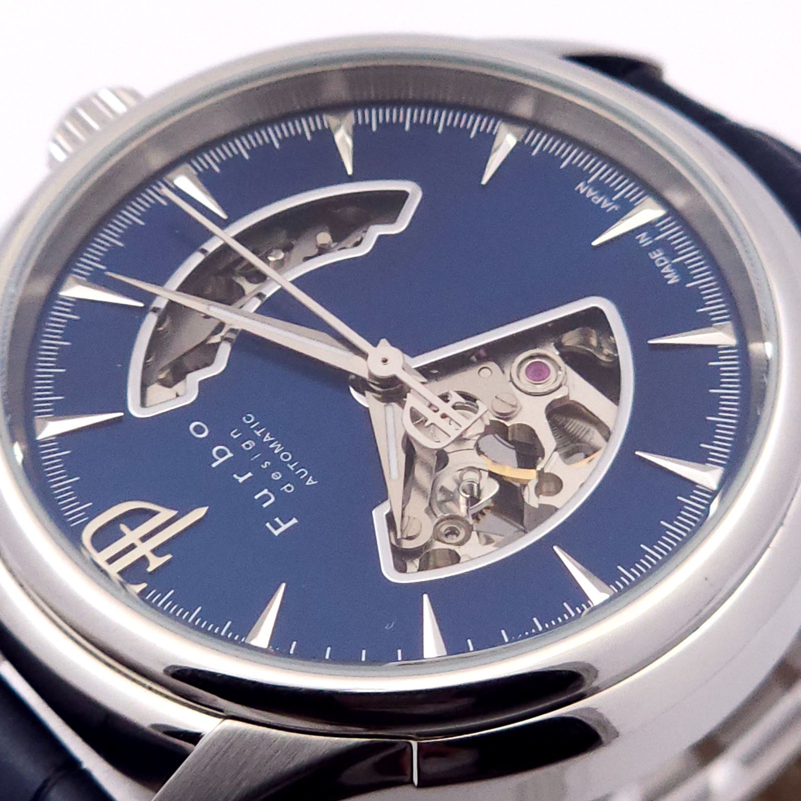 Furbo フルボ 自動巻腕時計 アナログレザー グリーン F5025 Furbo