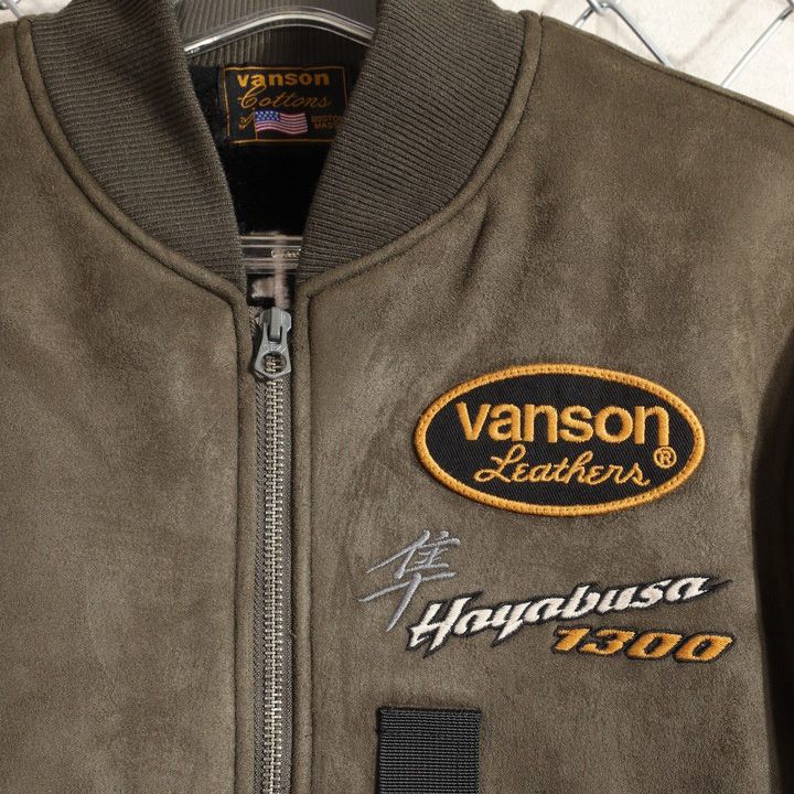 VANSON SUZUKI HAYABUSA ボンディング MA-1 SMV-2507 バンソン スズキ