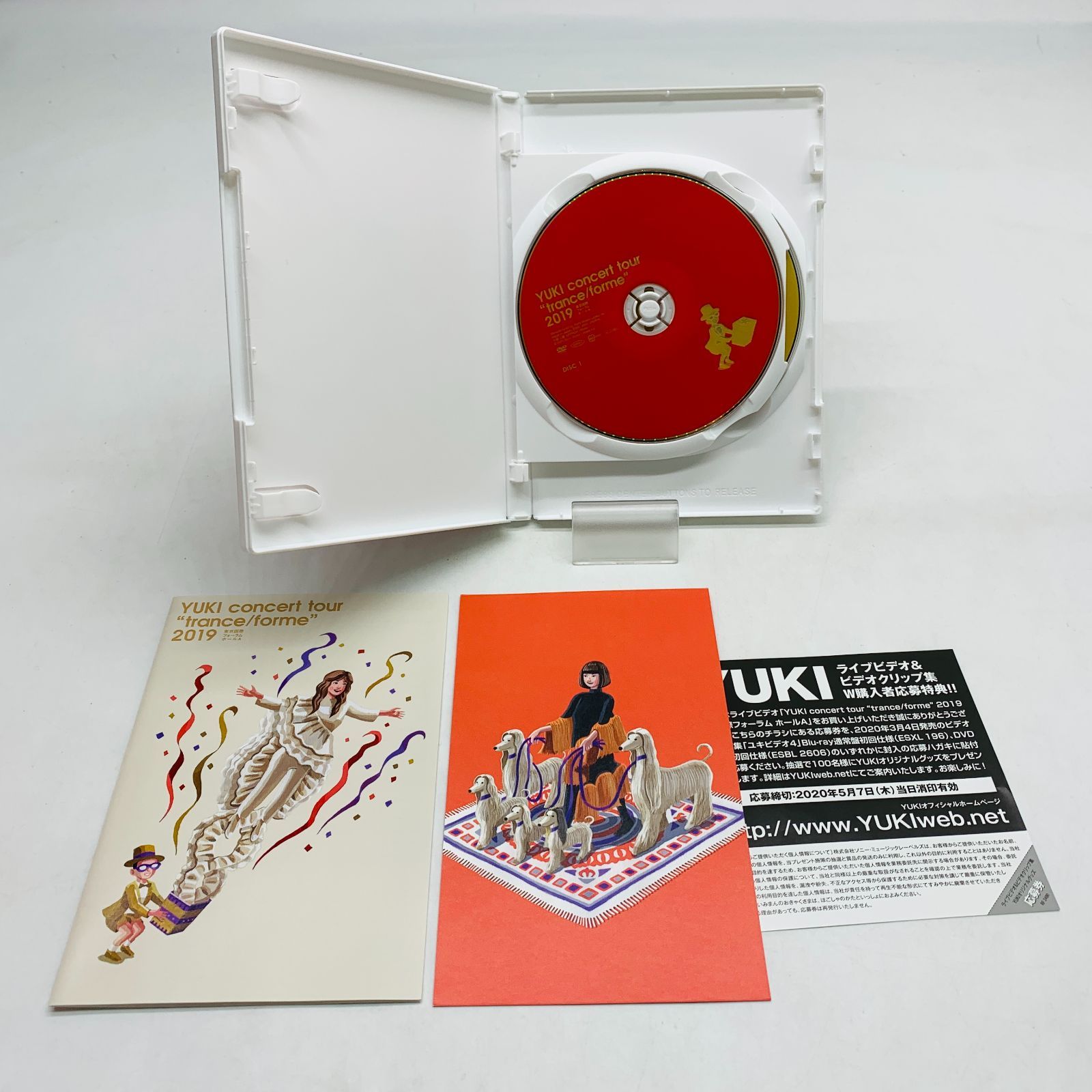 YUKI ファンクラブ限定品 書籍 DVD CD セット 中古】【DVD】YUKI concert tour 