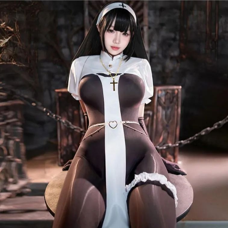 シスター　コスプレ　エロ 新作☆新品❗❗】超セクシー♥️エロ修道女 コスプレ イベント 可愛い 穴あき レオタード コスチューム シスター 撮影会 ハロウィーン 自撮り 爆売れ  大人気 水着風 バレンタインランジェリー - メルカリ
