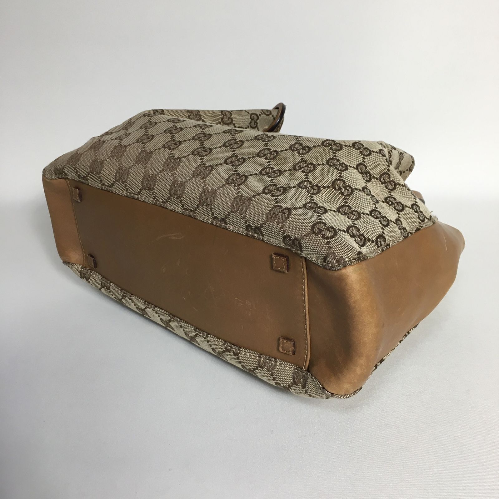 2505-36｜※専用｜グッチ GGキャンバス ハンドバッグ ライトブラウン 2505-36｜グッチ GGキャンバス ハンドバッグ ライトブラウン