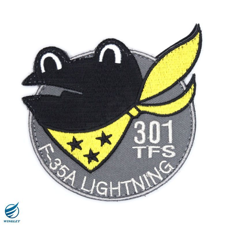 航空自衛隊 三沢基地 第301飛行隊 F-35A ライトニング オリジナル 刺繍