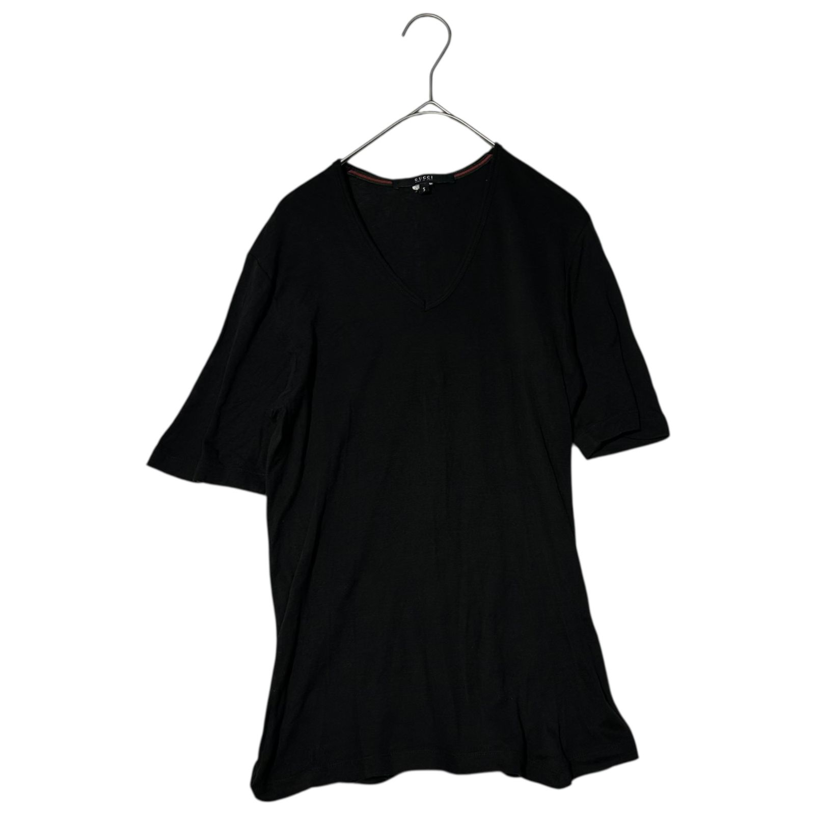 GUCCI(グッチ) V-neck Short Sleeve Knit Sewn Cut and Sewn Vネック 