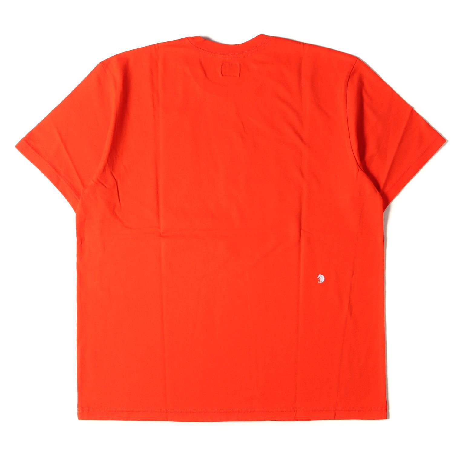 新品 RATS ラッツ Tシャツ サイズ:M 22SS BLACK AND YELLOWロゴ クルー 