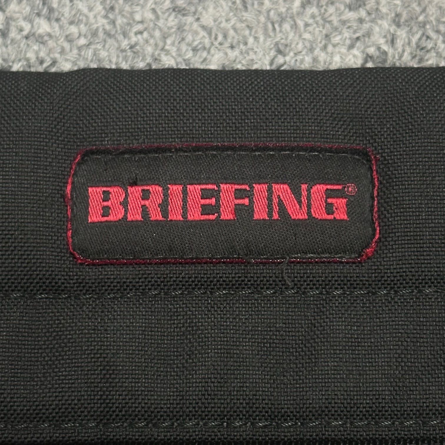 【BRIEFING】PCケース　ブラック BRIEFING PCケース クラッチバッグ ドキュメントケース