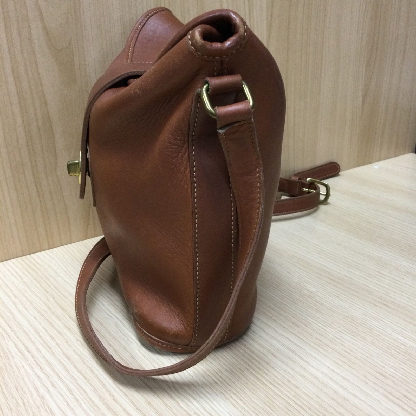 オールドコーチ coach ショルダーバッグ オールレザー ターン