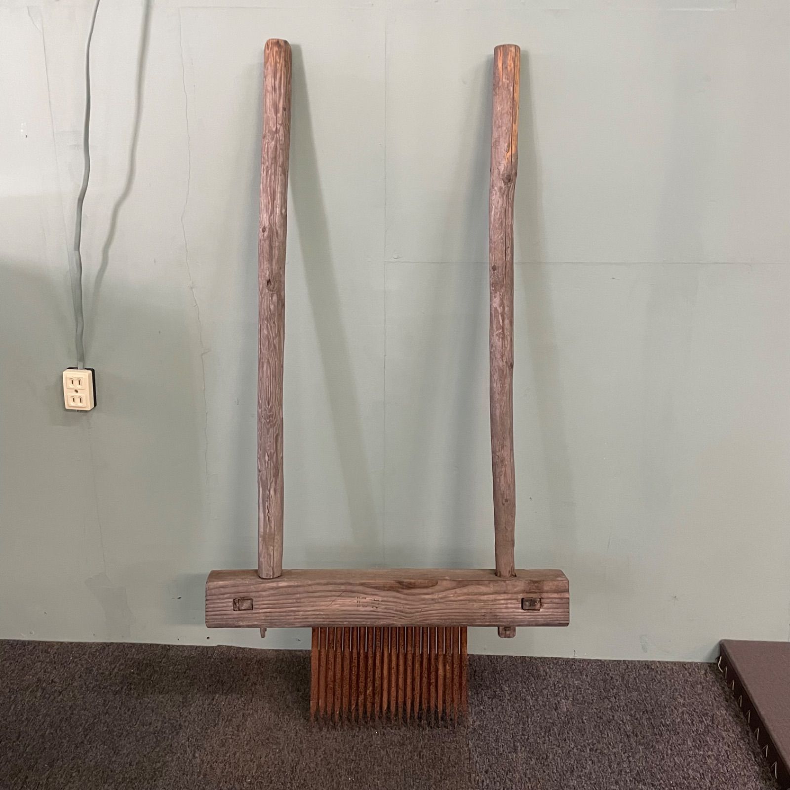 ♭ 千歯こき ガーデン 農機具 古民具 アンティーク 骨董