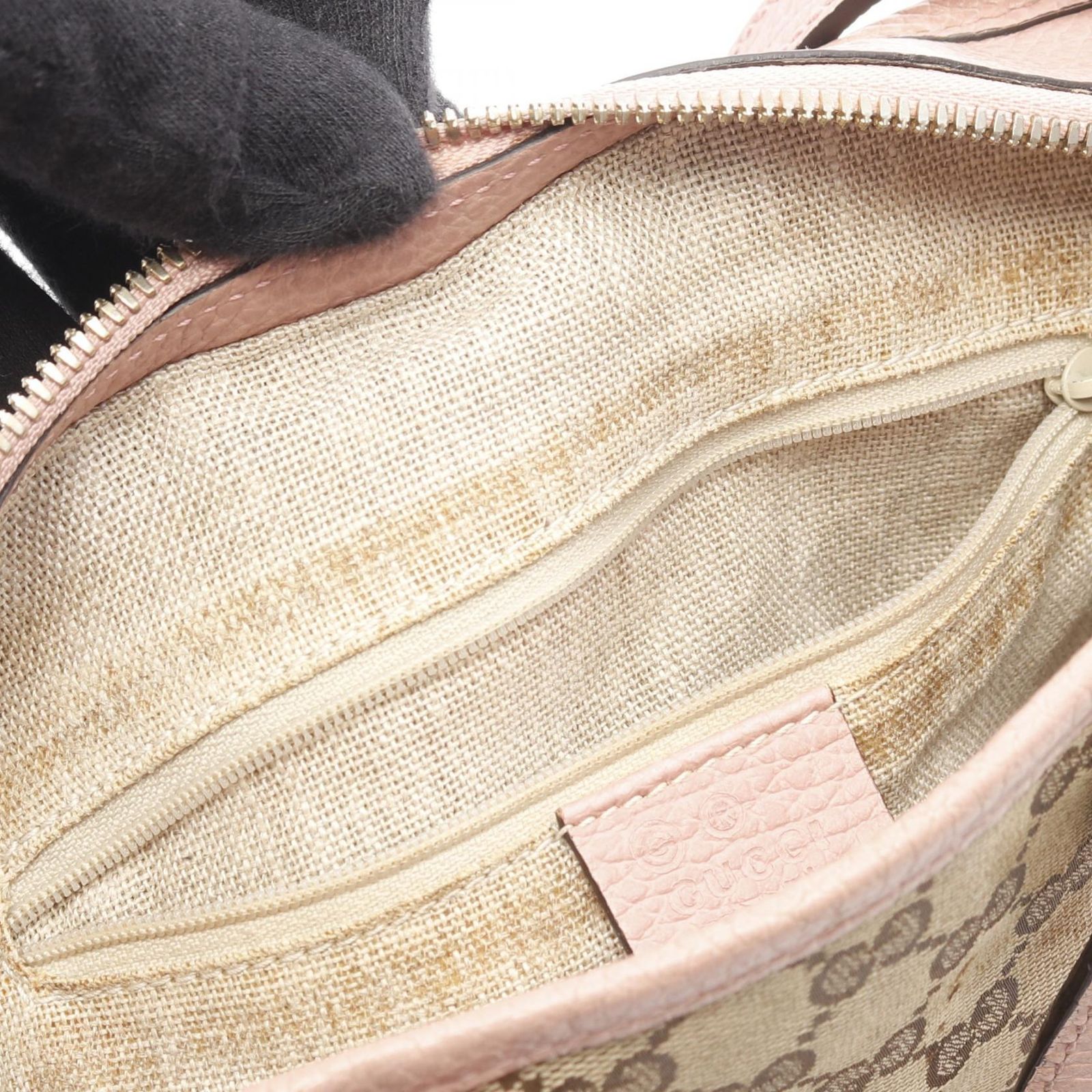 グッチ GUCCI トートバッグ ブリー GGキャンバス 449241 ベージュ