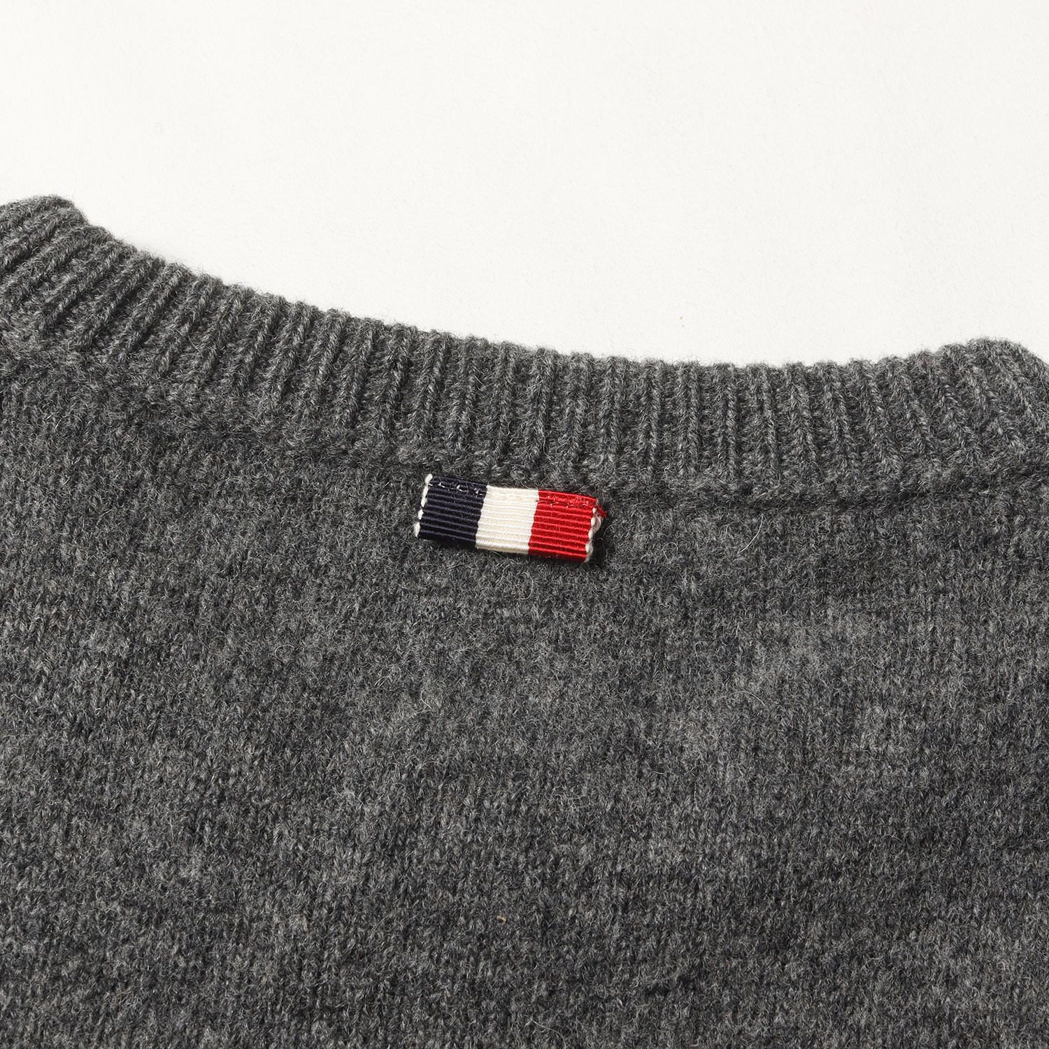 美品】MONCLER モンクレール ニット グレー サイズ:S | BOXロゴ