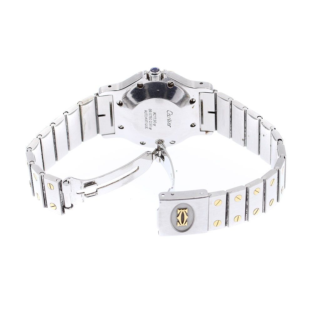 ベルトジャンクカルティエ CARTIER サントスオクタゴンLM YGベゼル