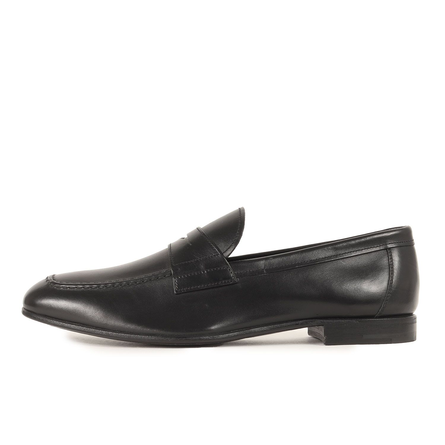 新品同様】PRADA プラダ サイズ:6 / レザー スクエア コインローファー