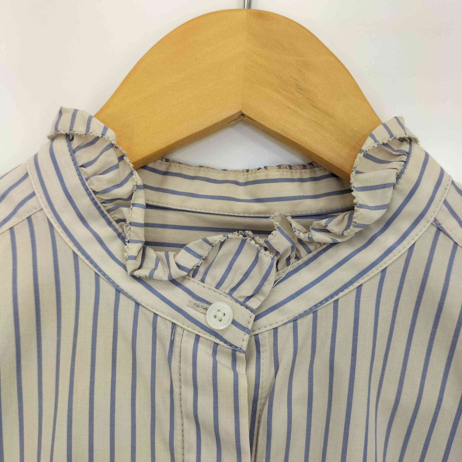 ユナイテッドアローズ UNITED ARROWS C スタンドカラー フリル
