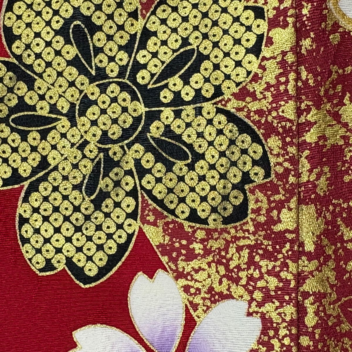 ◎mk-1017 振袖 刺繍 身丈168 裄70.5 7-7 ◎mk-1017 振袖 刺繍 身丈168 裄70.5 7-7