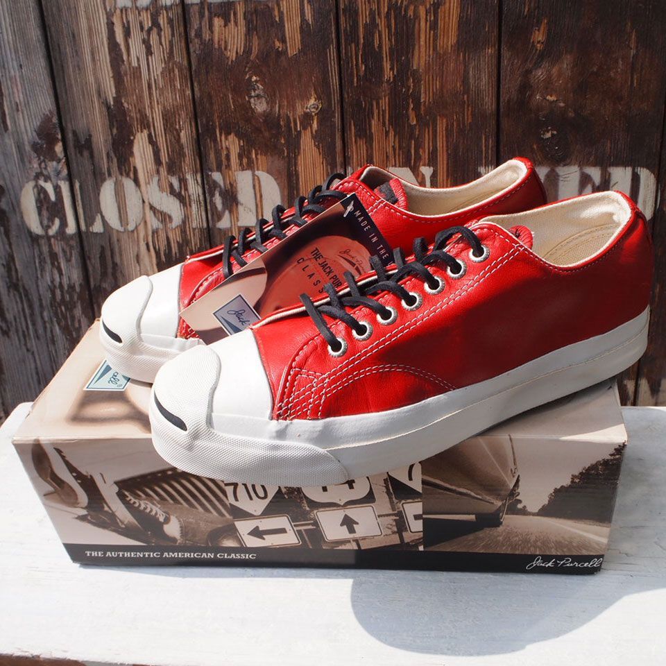 USA製 Deadstock【CONVERSE】Jack Purcell Leather ビンテージ