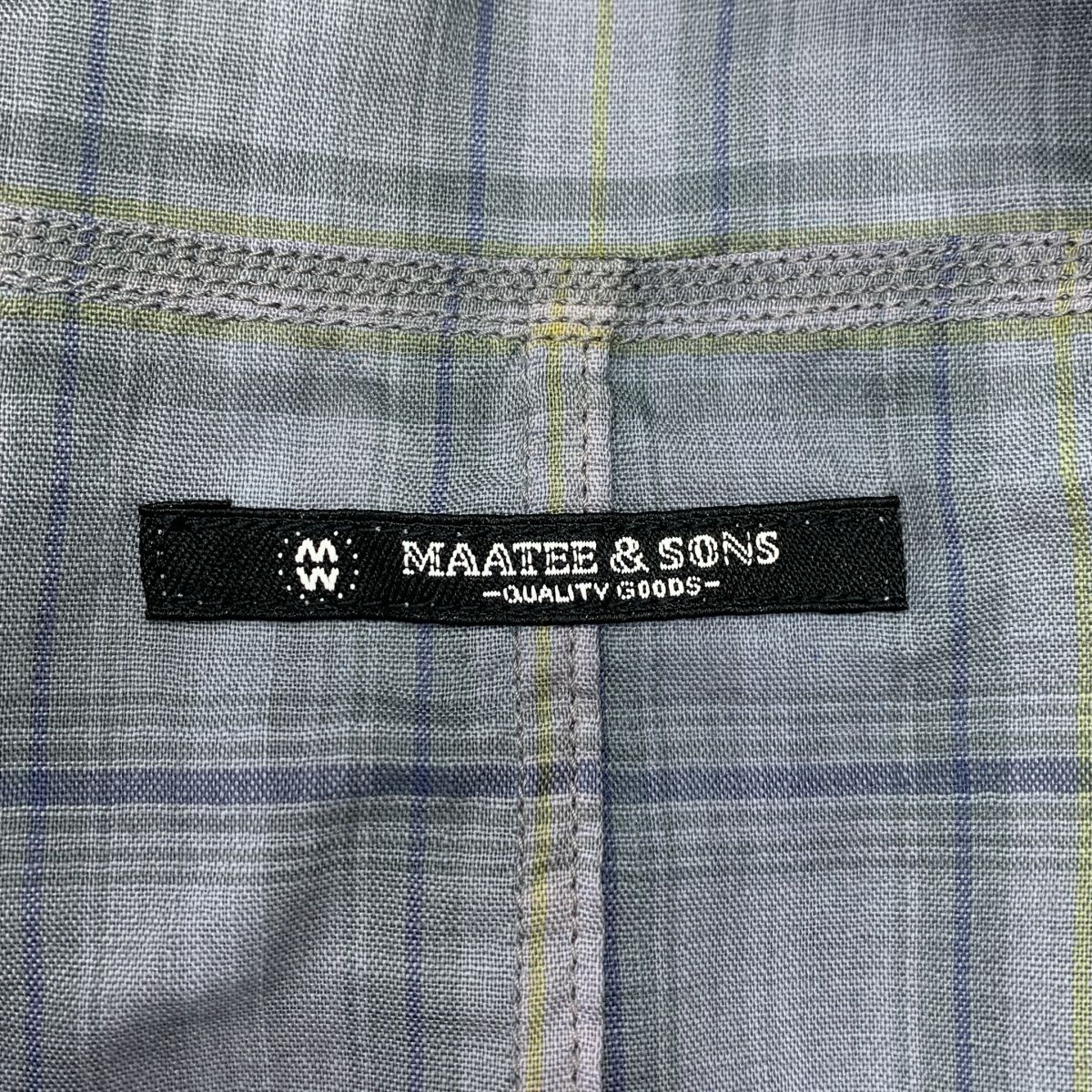 新品】 MAATEE&SONS / マーティー&サンズ | 2025SS | 折って折って