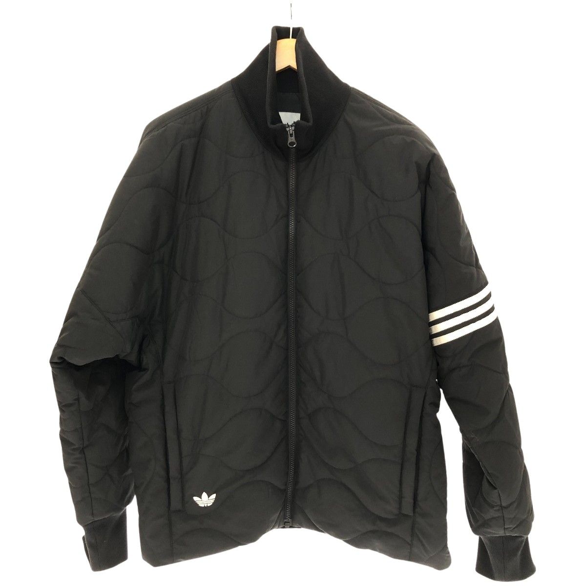 □□adidas アディダス ジャケット NEUCLASSICS キルティングジャケット SIZE L HR8696 ブラック