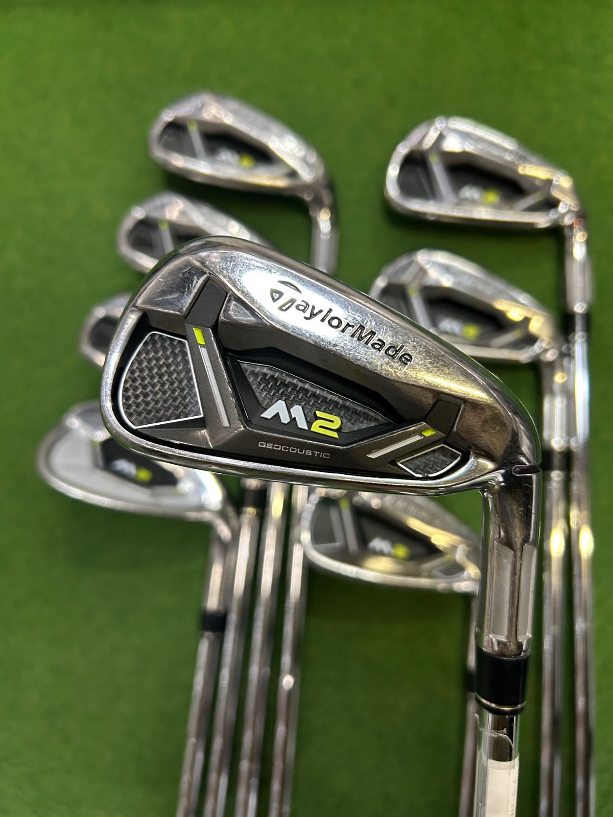 テーラーメイド M2(2017) 5-Pw•Aw•Sw 8本セット 中古 REAX 90 S