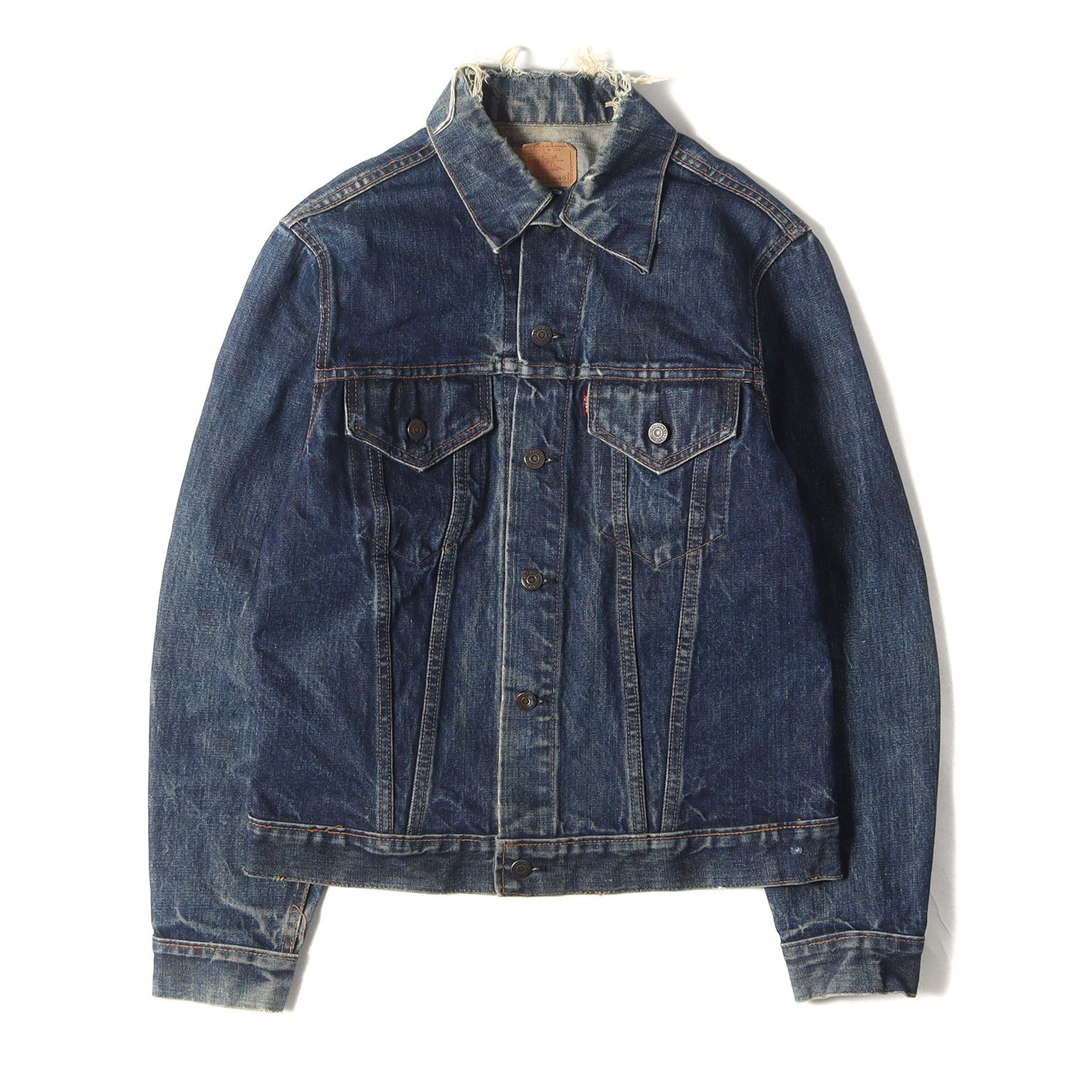 Levis / vintage ヴィンテージ リーバイス ジャケット サイズ:40 60s 70505-0217 BigE 4th デニムジャケット / Gジャン (濃紺) インディゴ 75% 60年代 古着 アウター ブルゾン 上着【メンズ】