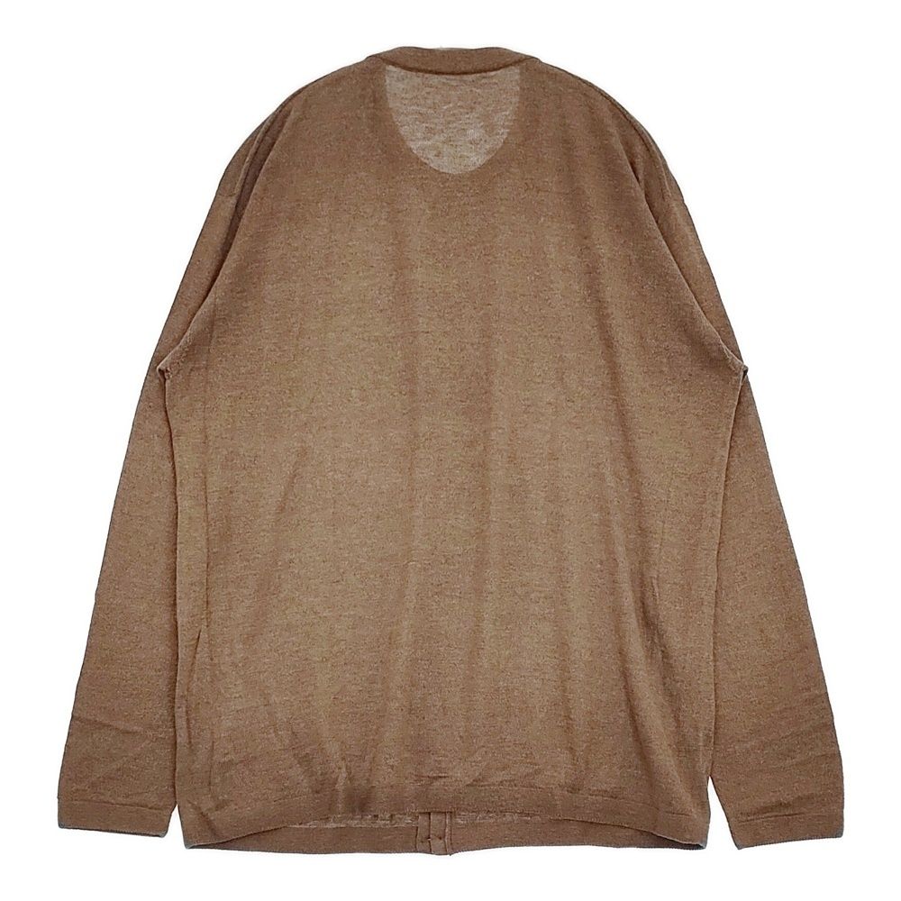 45R 45rpm ホール超ガーゼの908カーディガン サイズ5 定価25300円 ブラウン メンズ フォーティーファイブアールピーエム 5-0930M