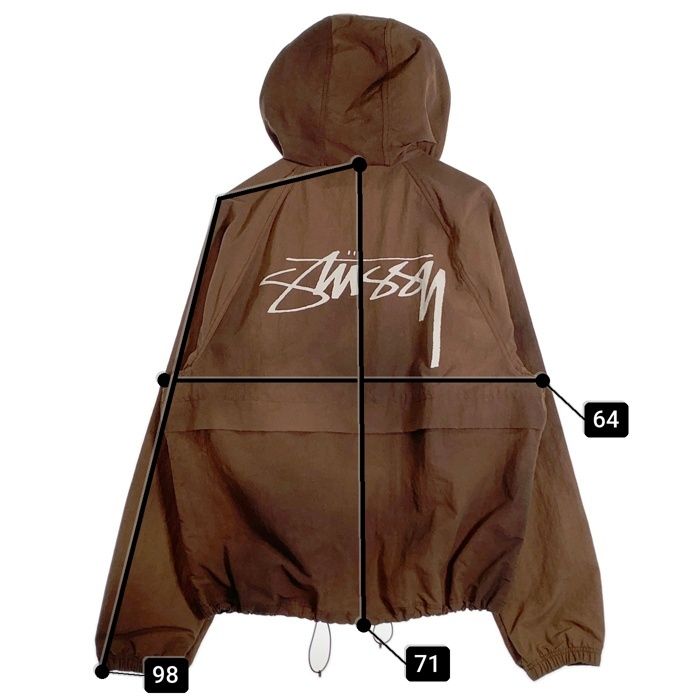 STUSSY ステューシー 22AW Wave Dye Beach Shel Jacket ウェーブ