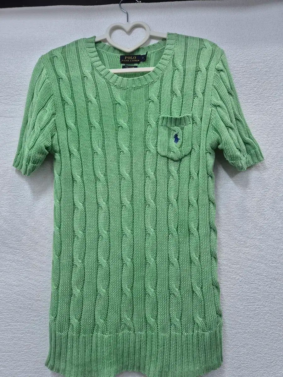 POLO Ralph Laurenポロ　ロゴ 半袖ニット　グリーン 最終POLO RALPH LAUREN(ポロラルフローレン) 半袖ニット - メルカリ