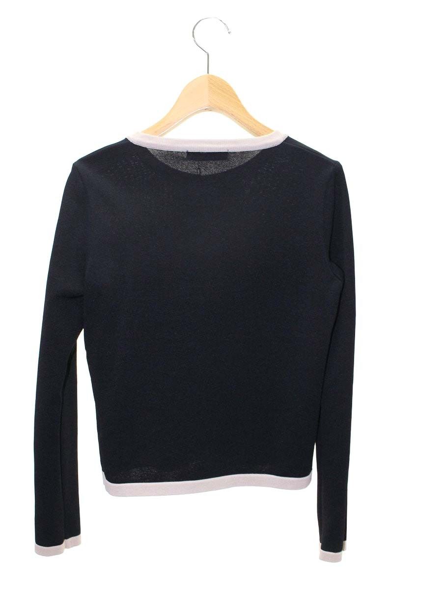 ルネ basic 5012020 カーディガン 36 ブラック リボンモチーフ IT2UL9AUPOJ4