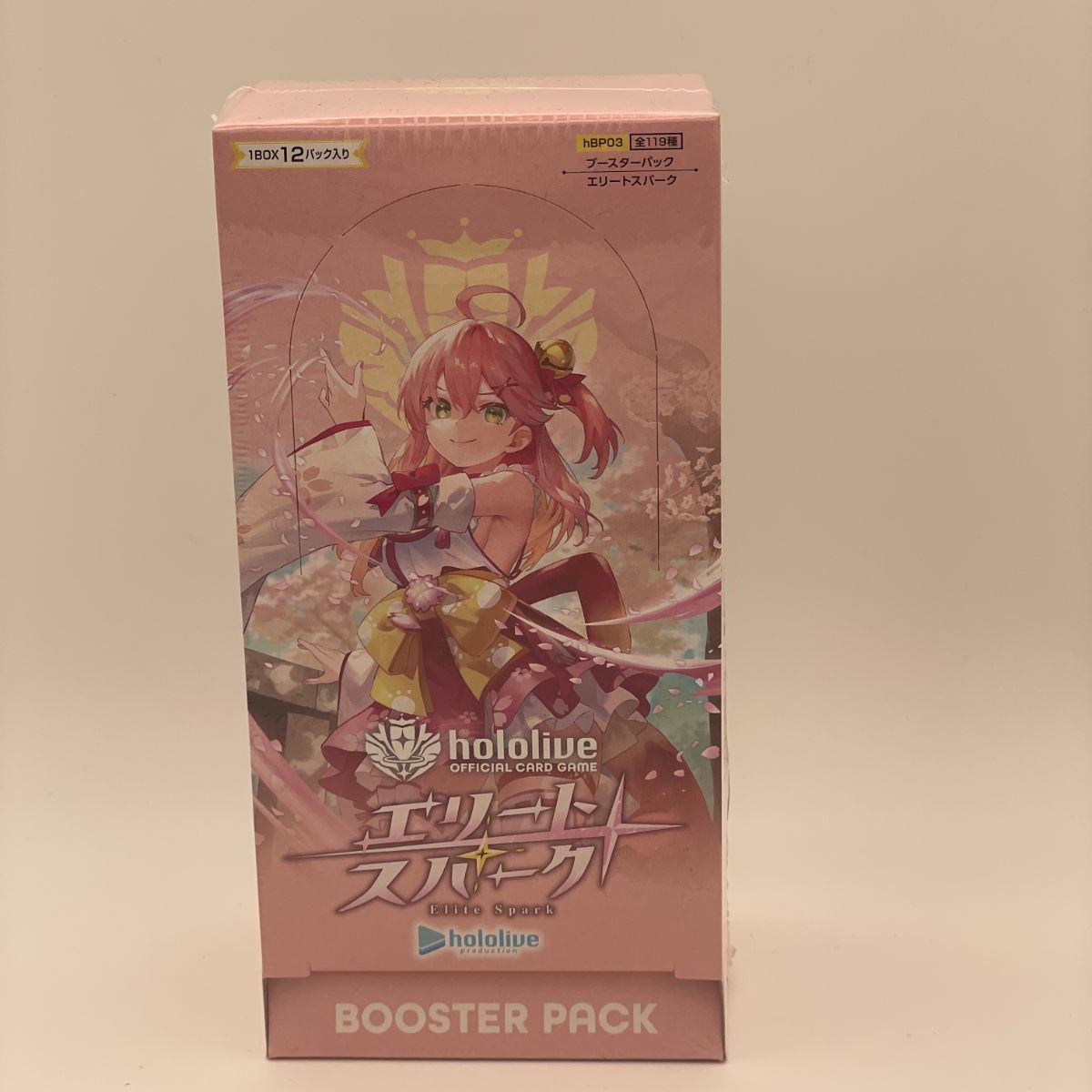 ホロライブカード エリートスパーク 1BOX12パック入 シュリンク