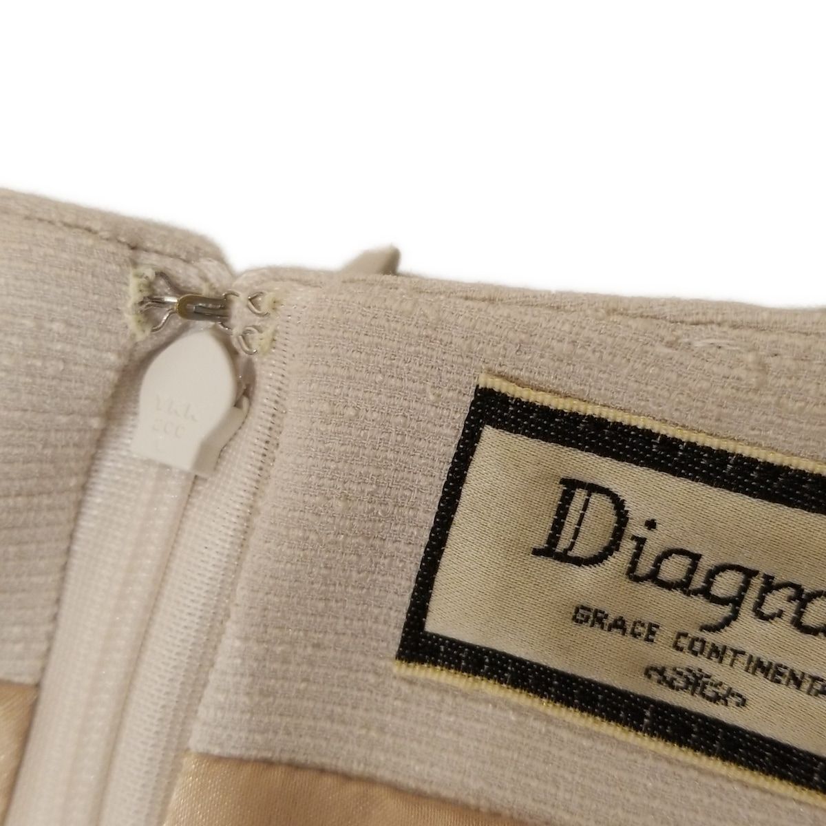 ダイアグラム ワンピース サイズ38 M レディース - グレーベージュ