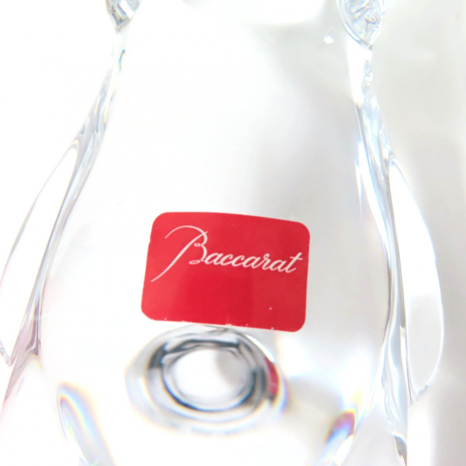 Baccarat - 未使用品☆Baccarat バカラ KUMAMON クリスタルガラス くまモン 置物 インテリア オブジェ クリア 箱付き レディース Baccarat - 未使用品☆Baccarat バカラ KUMAMON クリスタル