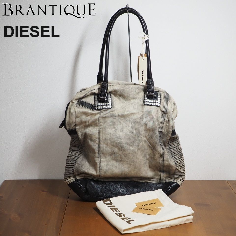 DIESEL　牛革バッグ diesel 牛革ショルダーバッグ
