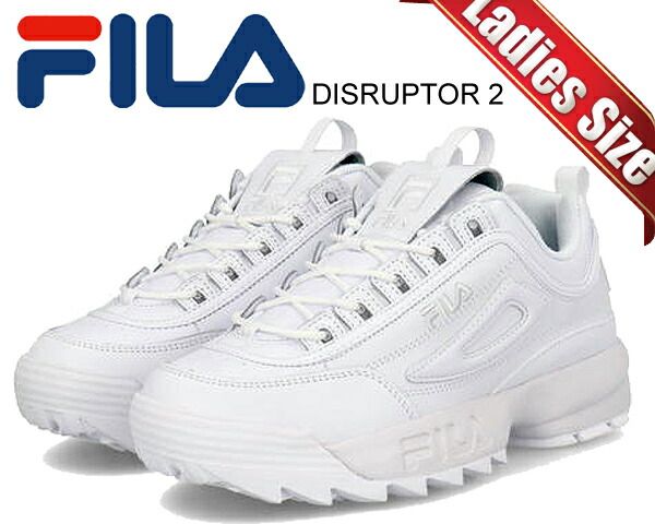 フィラ ディスラプター 2 FILA DISRUPTOR 2 WHITE|WHITE uss23029-101 ホワイト スニーカー ユニセックスサイズ