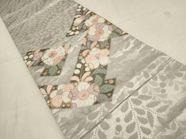 平和屋着物▽太鼓柄袋帯 辻が花 金銀糸 正絹 逸品 AAAZ4285wj