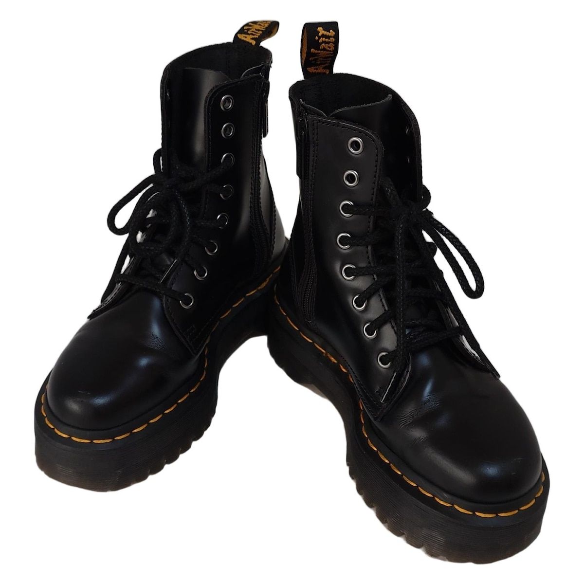 Dr.Martens ドクターマーチン ショートブーツ 36 EU レディース - 黒 レースアップ|8ホール レザー