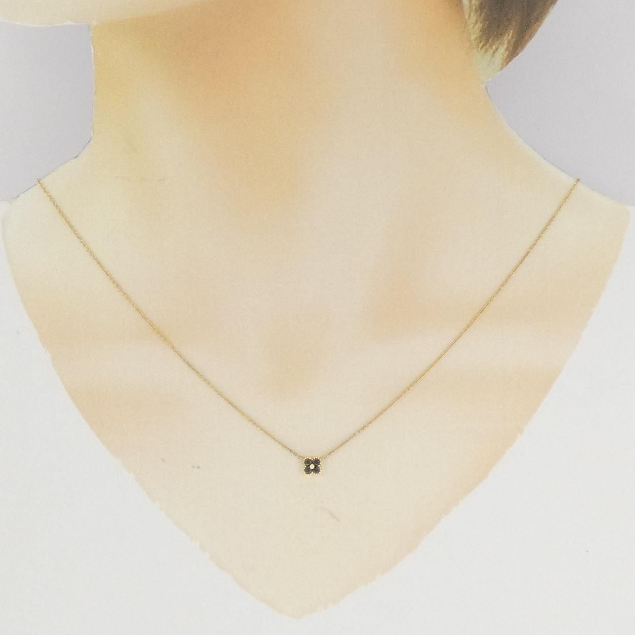 ポンテヴェキオ フラワー ネックレス 0.14CT - メルカリ 