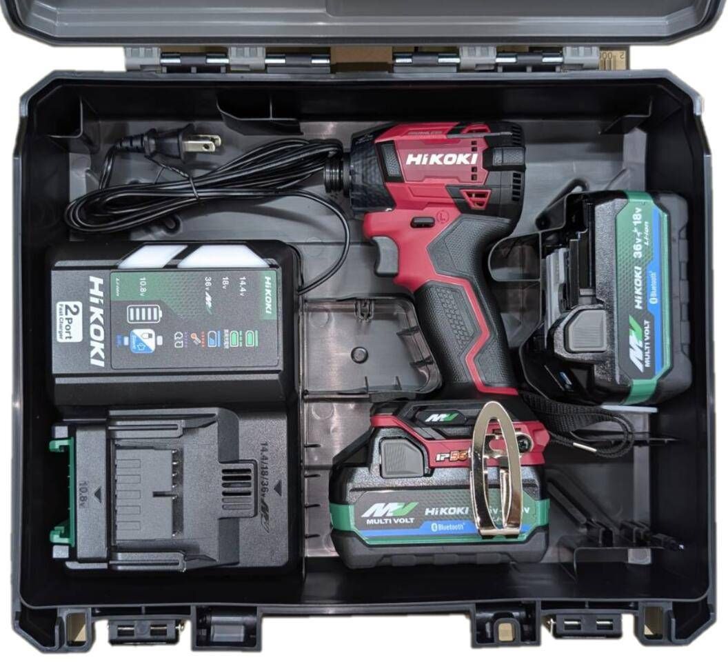 HiKOKI ハイコーキ 36V充電式インパクトドライバ スコーピオンレッド WH36DD 2XHRSZ ITJH8XK030VS エコツール小牧ｲﾝﾀｰ店 M02