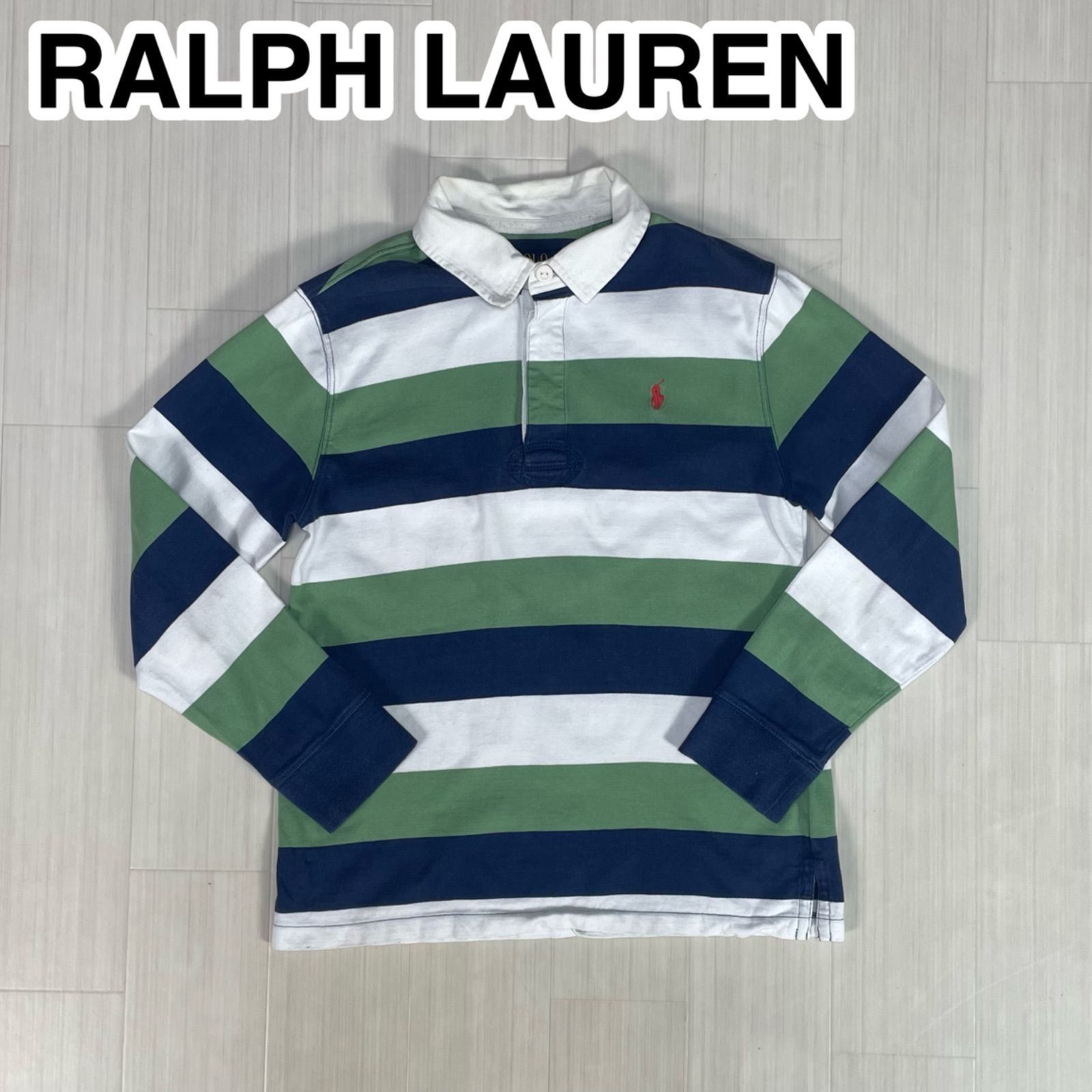 RALPH LAUREN ラルフローレン 長袖 ラガーシャツ ユースサイズ L