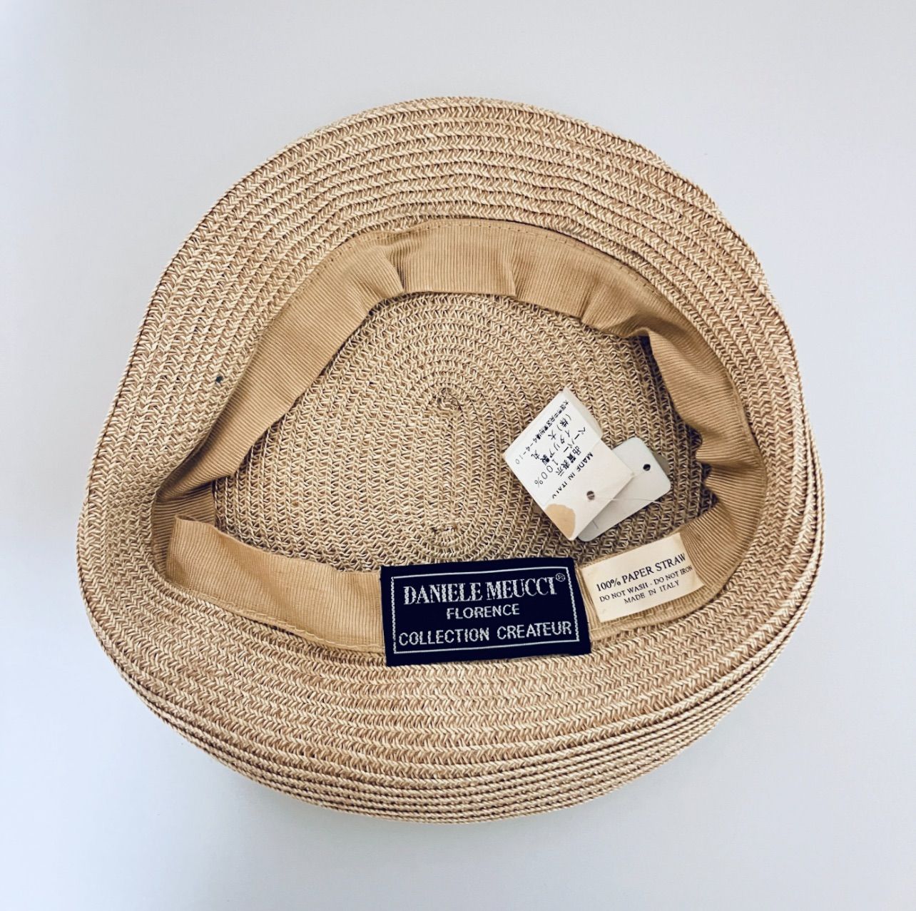 新品】 DANIELE MEUCCI ダニエル メウッチ 帽子 ハット 麦わら帽子