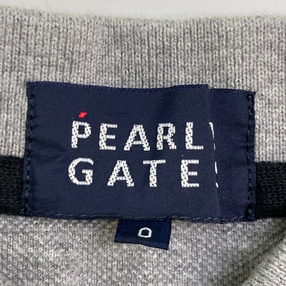 サイズ：0 PEARLY GATES パーリーゲイツ 半袖ポロシャツ ボーダー柄