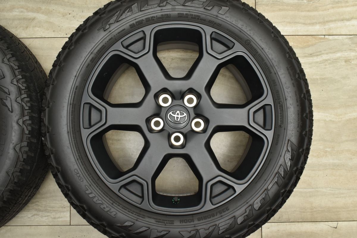 美品】トヨタ RAV4 オフロード 純正 18in 7J +35 PCD114.3 ファルケン